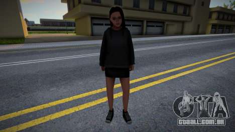 Garota bonita de saia para GTA San Andreas