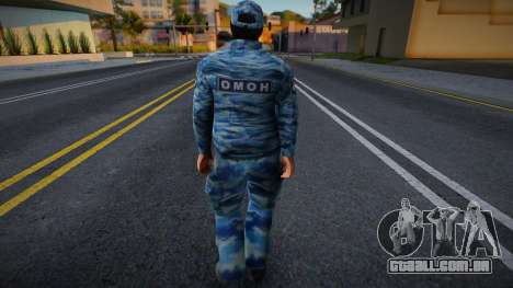 Policial de choque de boné para GTA San Andreas