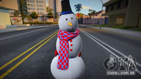 Boneco de Neve v2 para GTA San Andreas
