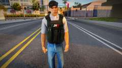 Um homem em um colete à prova de balas para GTA San Andreas