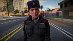 Cadete da polícia em uniforme de inverno para GTA San Andreas
