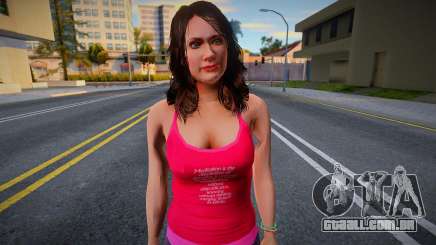 Amanda from GTA V para GTA San Andreas