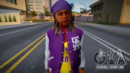 Ballas Girl from GTA V para GTA San Andreas