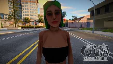 Garota com cabelo brilhante para GTA San Andreas