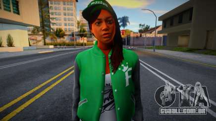 Grove (Families) Girl from GTA V 2 para GTA San Andreas