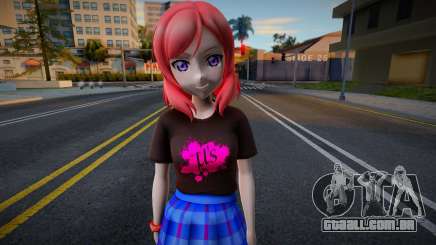 Love Live - Tshirt 121 para GTA San Andreas