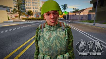 Militar de capacete para GTA San Andreas