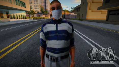 T-Bone em uma máscara protetora para GTA San Andreas