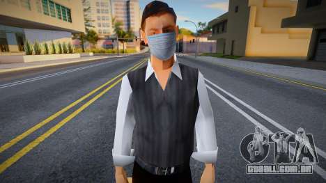 Swmyri em uma máscara protetora para GTA San Andreas