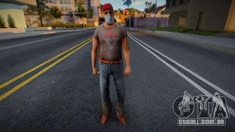 Dnmolc2 em uma máscara protetora para GTA San Andreas