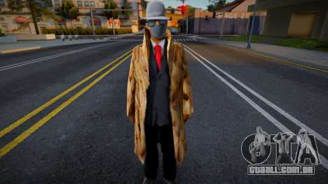 Bmypimp em uma máscara protetora para GTA San Andreas