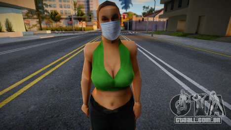 Vhfypro em uma máscara protetora para GTA San Andreas