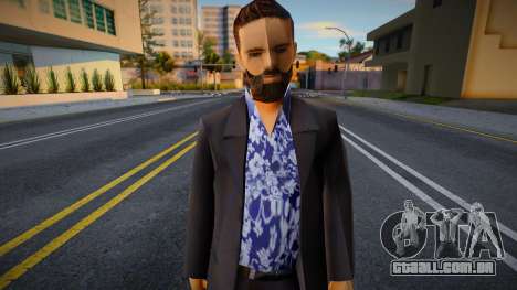 Claude com barba para GTA San Andreas