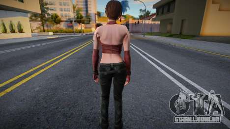 RE0 Rebecca Chambers Leather Outfit para GTA San Andreas