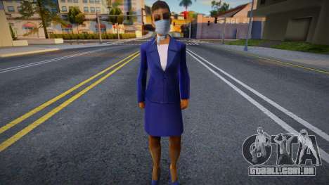 Wfystew em uma máscara protetora para GTA San Andreas