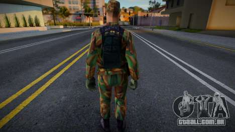 Exército com máscara protetora para GTA San Andreas