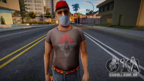 Dnmolc2 em uma máscara protetora para GTA San Andreas