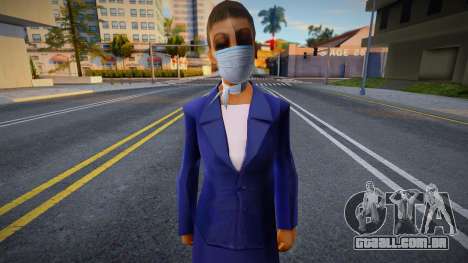 Wfystew em uma máscara protetora para GTA San Andreas