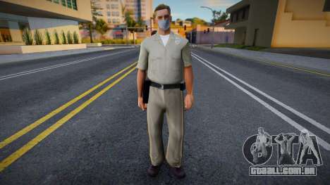 Lvpd1 em uma máscara de proteção para GTA San Andreas