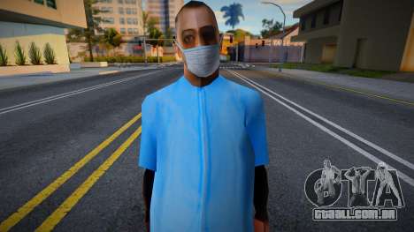Bmybar em uma máscara protetora para GTA San Andreas