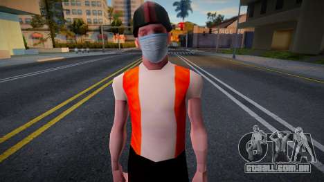 Wmymoun em uma máscara protetora para GTA San Andreas