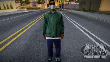 Ryder3 em uma máscara protetora para GTA San Andreas