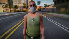 Wmyammo em uma máscara protetora para GTA San Andreas