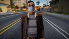 Forelli em uma máscara protetora para GTA San Andreas