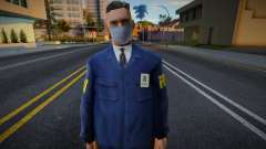 FBI com máscara protetora para GTA San Andreas