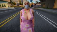 Cwfyfr2 em uma máscara protetora para GTA San Andreas
