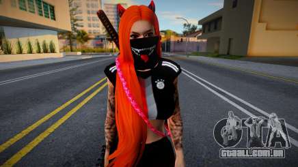 Female Skin with Horn para GTA San Andreas