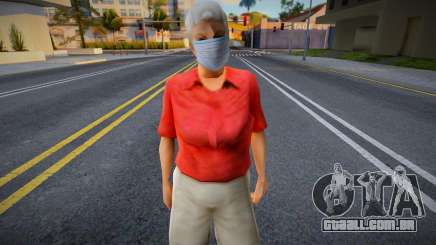 Wfori em uma máscara de proteção para GTA San Andreas