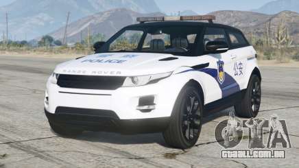 Range Rover Evoque Coupe 2012〡A polícia chinesa v1.1 para GTA 5