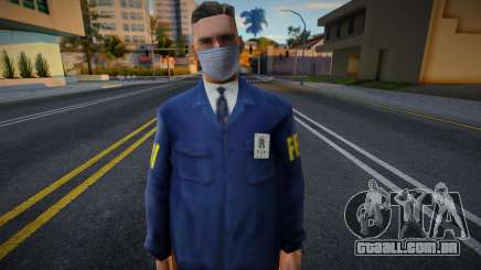 FBI com máscara protetora para GTA San Andreas