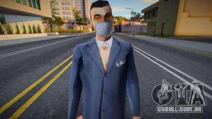 Mafboss em uma máscara protetora para GTA San Andreas
