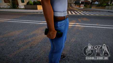 Iridescent Chrome Weapon - Teargas para GTA San Andreas