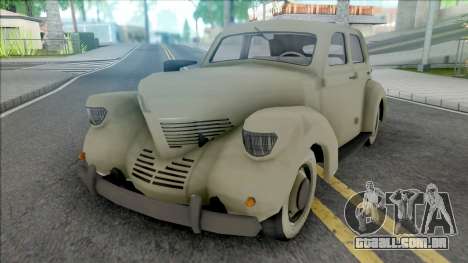 Willys-Overland Model 39 Sedan 1939 para GTA San Andreas