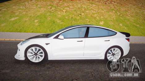 Tesla Model 3 com ajuste para GTA San Andreas