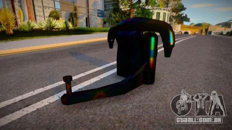 Iridescent Chrome Weapon - Jetpack para GTA San Andreas
