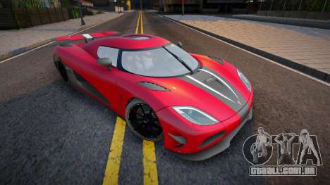 Koenigsegg Agera R (Melon) para GTA San Andreas