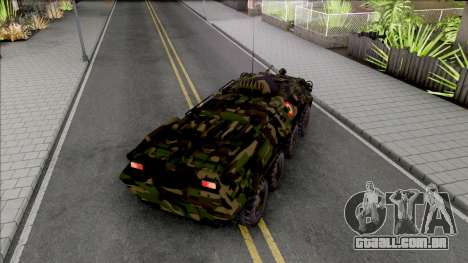 Exército romeno BTR-80 para GTA San Andreas