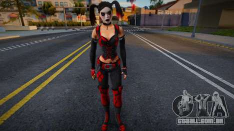 Harley Quinn Skin From Batman Arkahm City para GTA San Andreas