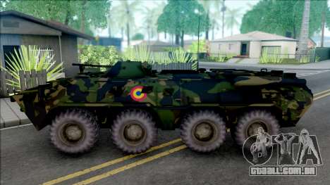 Exército romeno BTR-80 para GTA San Andreas