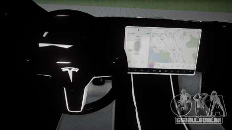 Tesla Model 3 com ajuste para GTA San Andreas