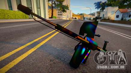 Iridescent Chrome Weapon - Flame para GTA San Andreas