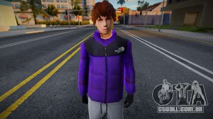 TNF Jacket Kid para GTA San Andreas