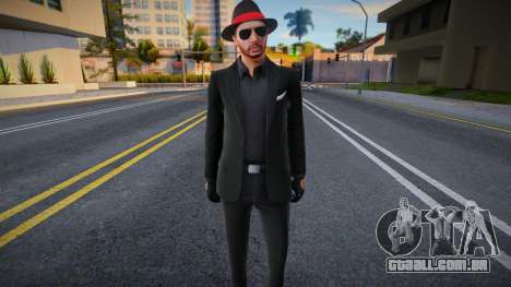 Mafia black Skin para GTA San Andreas