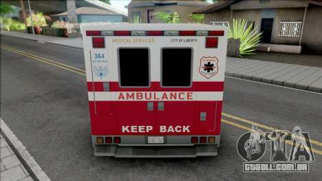 GTA IV Brute Ambulance para GTA San Andreas