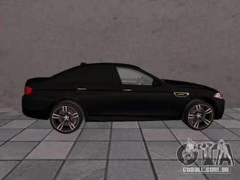 BMW M5 F10 AM Plates para GTA San Andreas