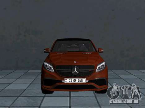 Mercedes Benz GLE63 AMG para GTA San Andreas